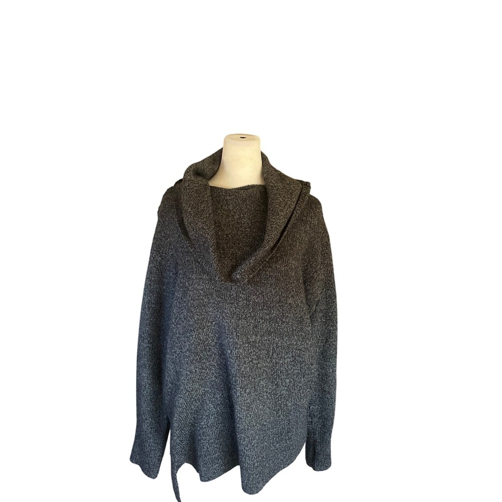 DKNY Womens Chic Classic Marled Knit Oversized Sweater Size XL Quiet Luxury‎